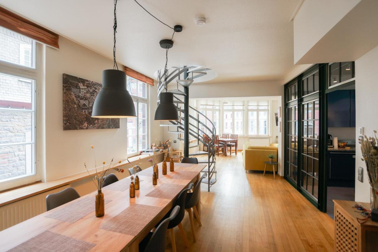 Loft13 Traumhafte Wohnung Mit Terrasse Fuer 8 Gaeste Monschau Exterior photo